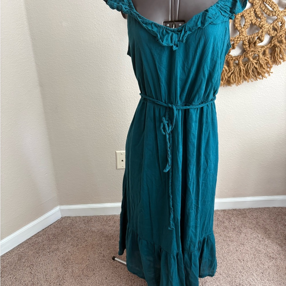 Old Navy Blue Sleeveless Maxi Sundress
